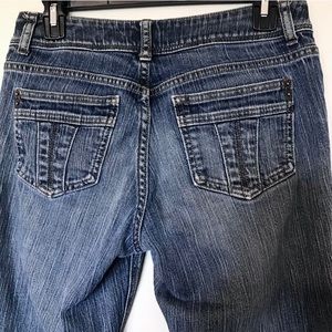 DKNY Blue Jeans SOHO Style Slight Flare Size 30